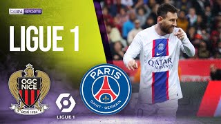 Nice vs PSG  LIGUE 1 HIGHLIGHTS  04082023  beIN SPORTS USA [upl. by Odie]