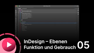 Abizeitung  Abibuch InDesign Tutorial quotEbenenquot  Teil 05 [upl. by Fey]