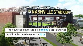 Nashville soccer stadium plans at the fairgrounds for the MLS team [upl. by Vandyke46]