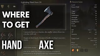 Where to Get HAND AXE  Elden Ring  BEST WEAPON in PvP and Why [upl. by Inva]