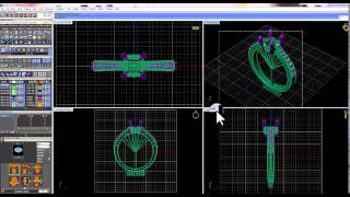 How to make ready 3D Jewelry model for EnvisionTEC 3D Printer [upl. by Tibold]