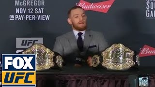 Conor McGregors full UFC 205 postfight press conference  UFC 205 [upl. by Novah]