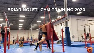 Briar Nolet Gym Training 2020 [upl. by Leckie322]