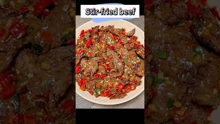 Homemade StirFry Beef RecipeQuick and Delicious Beef Dishfoodcookingeasyrecipe foodie beef [upl. by Aima]