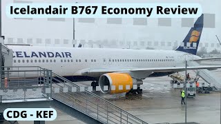 Trip Report  Icelandair Economy Class  B767 [upl. by Ynetsed417]