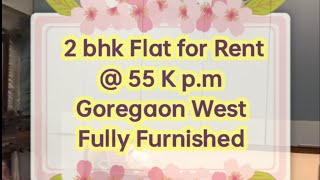 2bhk rent at Goregaon west  55 KPM [upl. by Foushee]