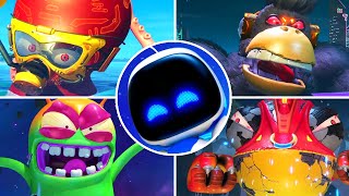 Astro Bot  All World Bosses [upl. by Shepard497]