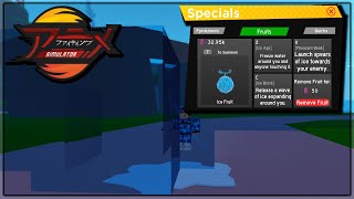 HOW TO GET NEW POWERFUL ICE FRUIT SPECIAL In Anime Fighting Simulator Roblox [upl. by Aehcsrop]