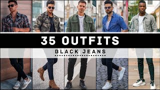 35 Ways to Style Black Jeans for FALL 2022 [upl. by Deny]