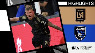 Los Angeles Football Club vs San Jose Earthquakes  LAFC 6Goal Barrage  Full Match Highlights [upl. by Esadnac]