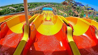 Aquashow Park  Thunder Cruise Water Slide [upl. by Nnylorac]