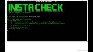 Insta check tool Instagram account and mail checker [upl. by Paley320]