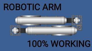 Robotic Arm in SFS  BP  100 Working [upl. by Blinny]