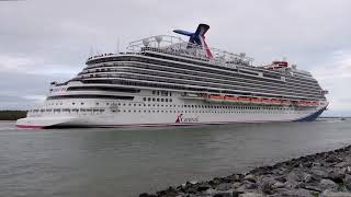 Rainy Carnival Sail Aways from Port Canaveral [upl. by Celene]