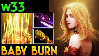 w33 Dota 2 Lina Burn Baby Burn 706 [upl. by Tengler953]