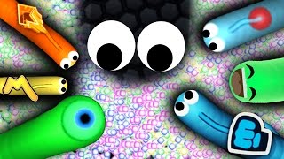 SLITHERIO MODS ALL YOUTUBER SKINS MasterOvKwebbelkopJellyPewdiepieJacksepticeyeArcadeGo [upl. by Nave]