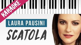 Laura Pausini  Scatola  Piano Karaoke con Testo [upl. by Meggie]