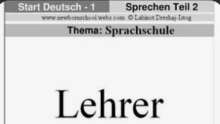 A1 Sprechen  A1 Goethe Zertifikat Sprechen Teil 2 deutschlernen learngerman germanlessons [upl. by Kassey]