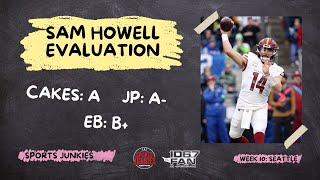 Commanders QB Sam Howell Week 10 Evaluation  Sports Junkies [upl. by Derzon]