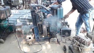 kirloskar engine starting and testing [upl. by Yensehc753]