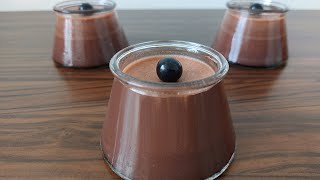 Very Simple Chocolate Panna Cotta  Easy to Make Delicious Panna Cotta Recipes by Damla [upl. by Abrahan290]