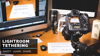 Lightroom Tethering  Camera to Computer [upl. by Ardnohs]