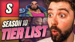 OFFICAL Season 10 Tier List  Best and Worst Heroes  Overwatch 2 New Meta [upl. by Quar]