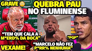 O ESCULACH0 AGRESSlV0 DE MANO PRA ClMA DE JOGADOR DO FLUMINENSE APÓS P0LÊMICA COM MARCELO NO VEXAME [upl. by Yelsiap]