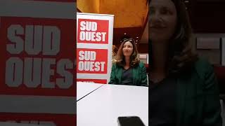 Valérie Karsenti répond aux lecteurs de quotSud Ouestquot depuis le Festival du film de SaintJeandeLuz [upl. by Arihaj471]