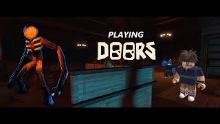 Playing Roblox Doors [upl. by Llehcsreh]