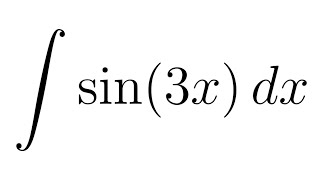 Integral of sin3x  Calculus 1 Practice Problems [upl. by Philipson]