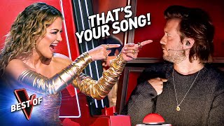 Coaches Own Songs Leave Them Speechless in the Blind Auditions of The Voice [upl. by Celio]