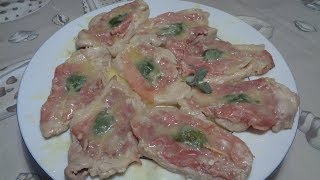 SALTIMBOCCA ALLA ROMANA  Facili e veloci [upl. by Abran]