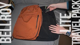 Bellroy Lite Travel Pack 30L vs 38L  Hands on [upl. by Swamy]