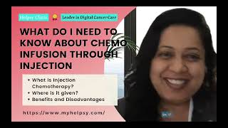 What Do I Need to Know About Chemotherapy Infusion Through Injection [upl. by Aniar234]