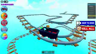 Roblox cart ride speedrun ONLY 8 MINUTES done 100 [upl. by Atteniuq]