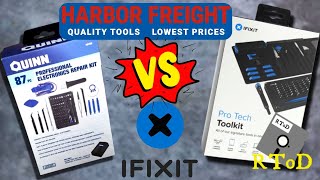 Battle of Repair Kits iFixit Pro Tech Toolkit vs Harbor Freight Quinn  Who Wins ifixit repair [upl. by Anitak]