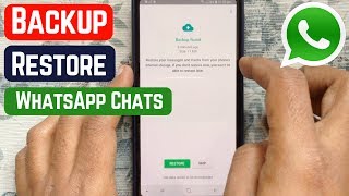 How to Backup and Restore Whatsapp Messages on Android 2019 [upl. by Bashee196]