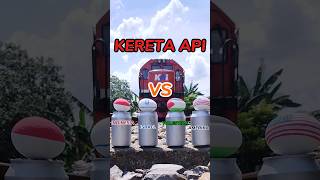 ISRAEL VS PALESTINA VS INDONESIA VS AMERIKA VERSI KERETA API shorts keretaapi viralvideo [upl. by Lita]