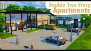 Newcrest Double Apartments Sims 4 No Talking No CC [upl. by Buddy165]