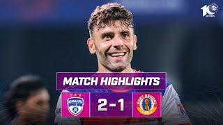 Match Highlights  Bengaluru FC 21 East Bengal FC  MW3  ISL 202324 [upl. by Nylyahs]