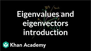 Introduction to eigenvalues and eigenvectors  Linear Algebra  Khan Academy [upl. by Ryon]