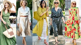 Elegant Milanese over 4050and60 How to dress elegantly in adulthood Exploring Italian street style [upl. by Hgielhsa]