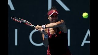 2018 Hobart International Quarterfinals  Shot of the Day  Heather Watson [upl. by Raseta]