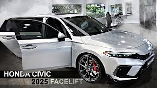 New Honda Civic 2025 Facelift  FIRST LOOK at Refreshed amp PlugIn Hybrid Civic [upl. by Arvind449]