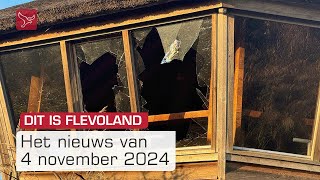 Dit is Flevoland van maandag 4 november 2024  Omroep Flevoland [upl. by Sasnett]