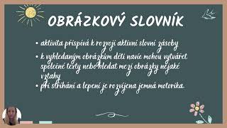 Aktivity pro žáky s OMJ  Obrázkový slovník [upl. by Ellenad]