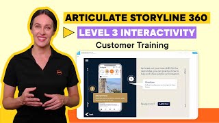 Customer Training Example with Engaging Articulate Storyline 360 Incorporating Level 3 Interactivity [upl. by Serilda]