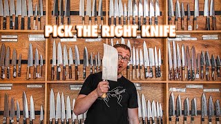 The Ultimate Guide to Picking The Perfect Kitchen Knife [upl. by Rhianon]