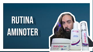 RUTINA AMINOTER CHAMPÚ MASCARILLA Y SERUM [upl. by Ghassan]